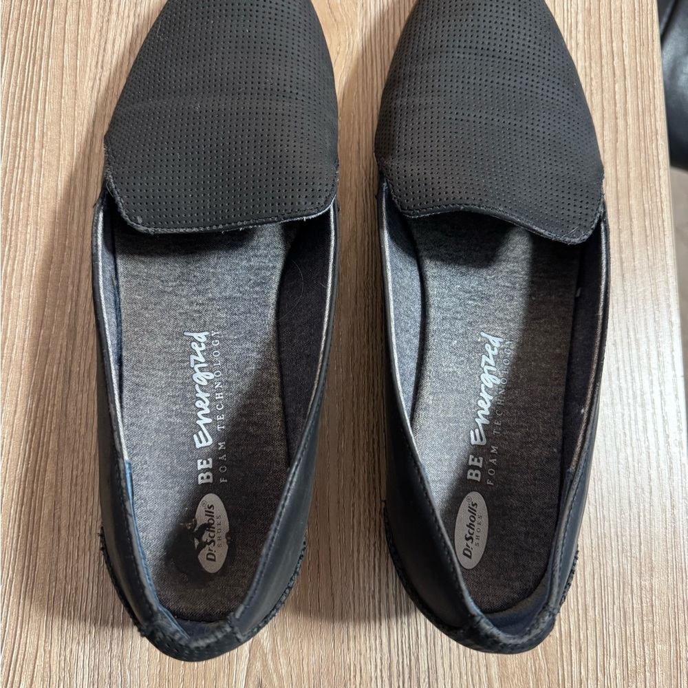 Dr. Scholl's Black Slip-On Shoes